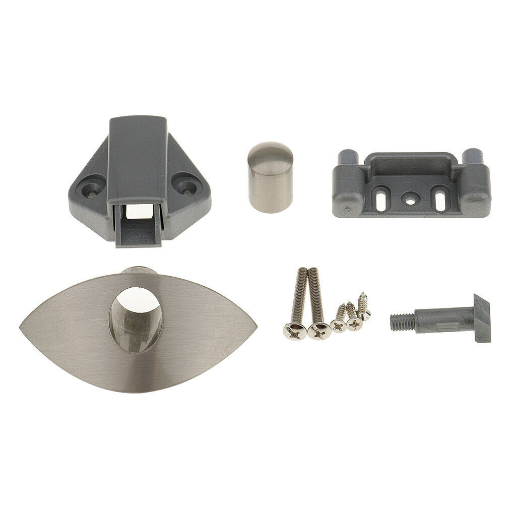Marine Boat Yacht Lock Handles Knob Drawer Door Caravan Lock Switch Nickel