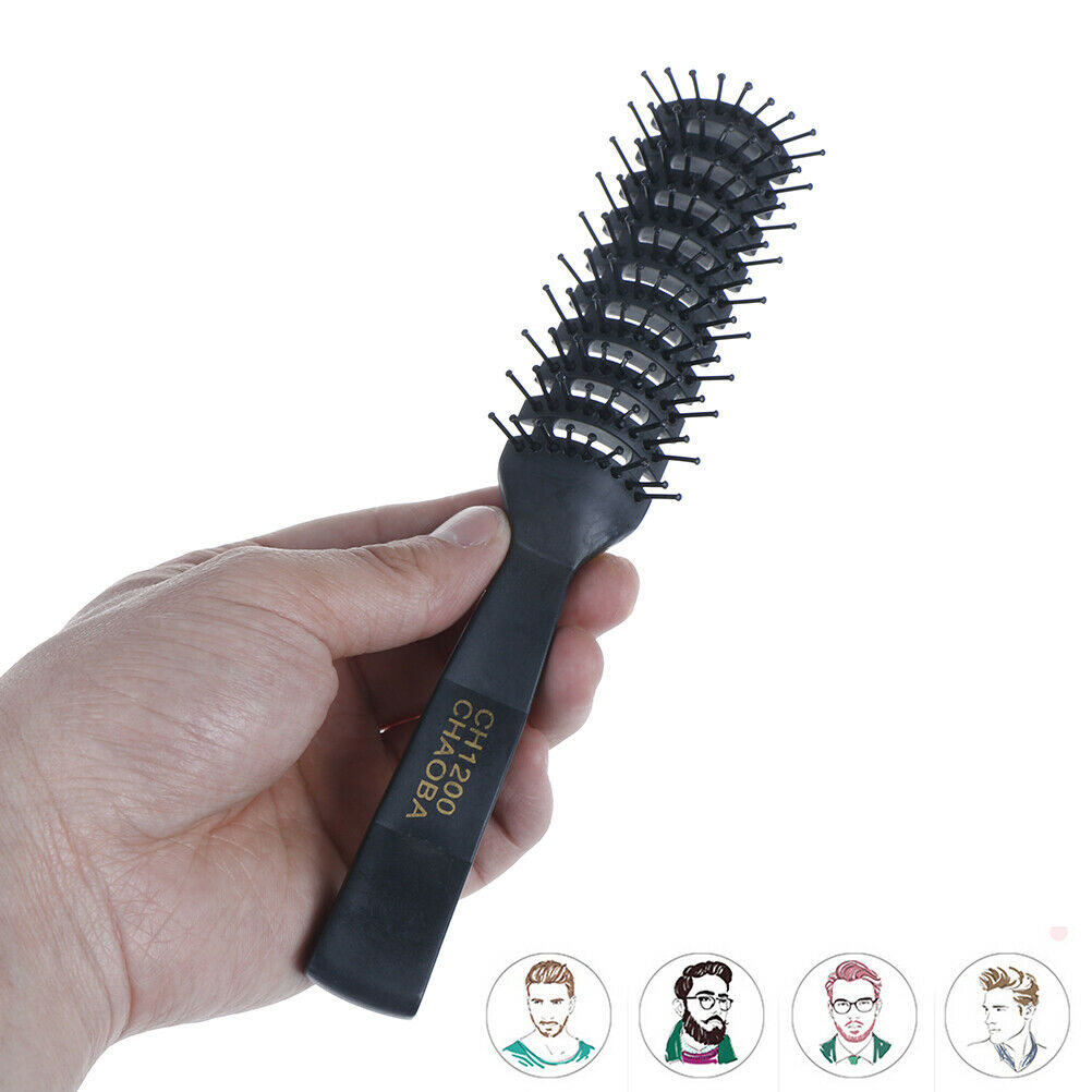 Anti-Static Brush Barber Hairdressing Beauty Styling Tool Plastic Massage N SJ