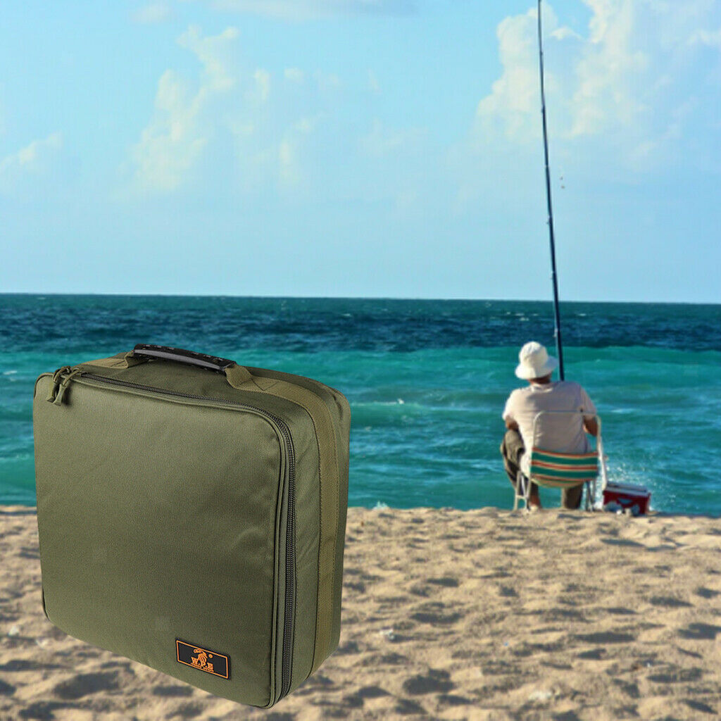 Portable Splash Fishing Bag Tackle Storage Lure Holder Gear Handbag Outdoor