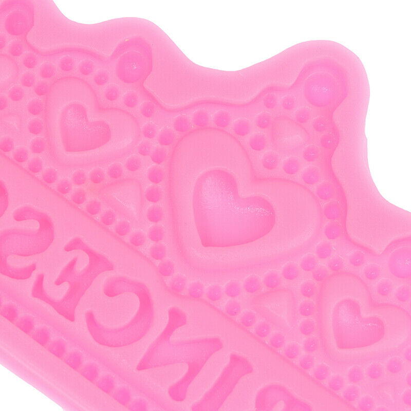 DIY Princess Crown Silicone Cake Mold for Chocolate Jelly Baking Mould To.l8