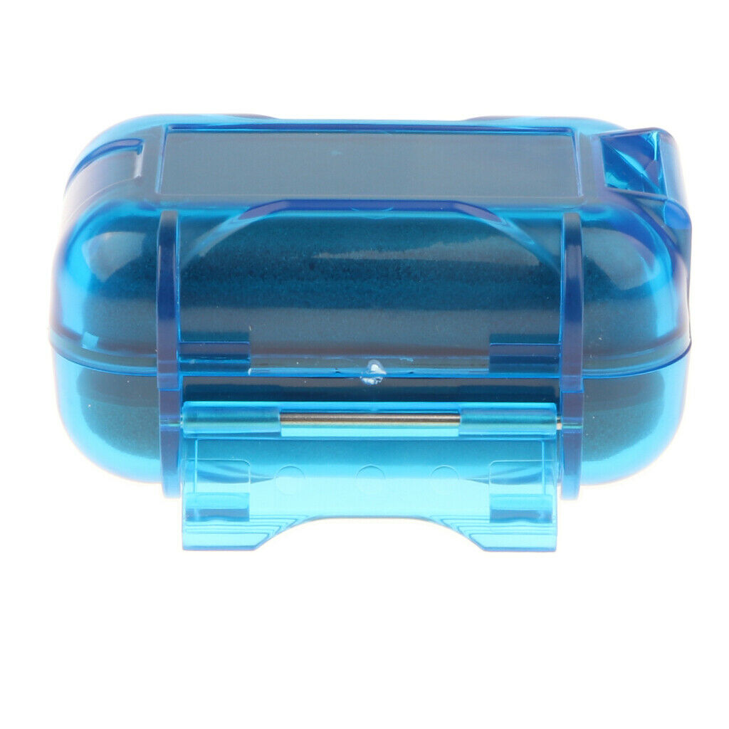Waterproof Storage Bag for Headset Earphone Headphone Accessories Box Blue