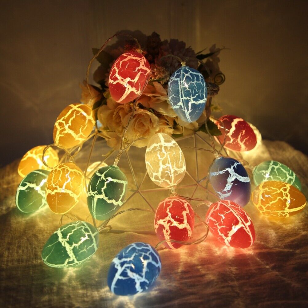 Easter Eggs LED String Lights 3 Meters 20 LED String Lights for Party Decoration
