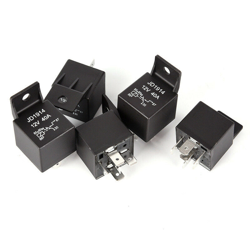 Waterproof Car Relay DC 12V 40A 4Pin Automotive Fuse Relay Normally Open R.l8
