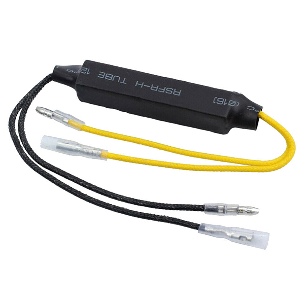 Motorcycle LED Turn Signal Indicator Bulb Flasher Relay Adaptor 27W 26ohm