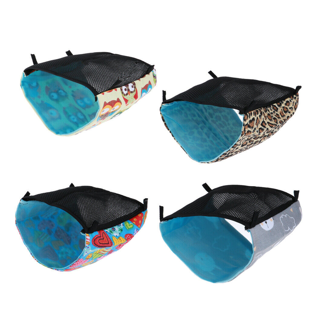 Hamster Hammock Small Animal Play Sleep Hamster Bed Nest Owl Print