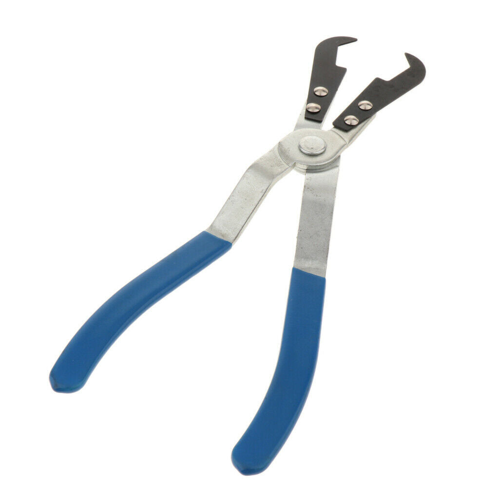 Car Blue 50# Steel Automotive Fastener Repair Plier Tool :Flat Bit Tongs