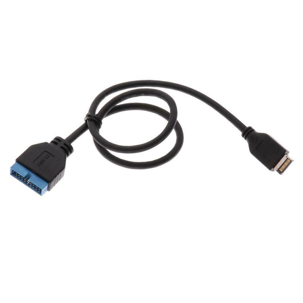 USB 3.1 Front Panel Header to USB 3.0 20Pin Header Extension Cable Durable 20CM