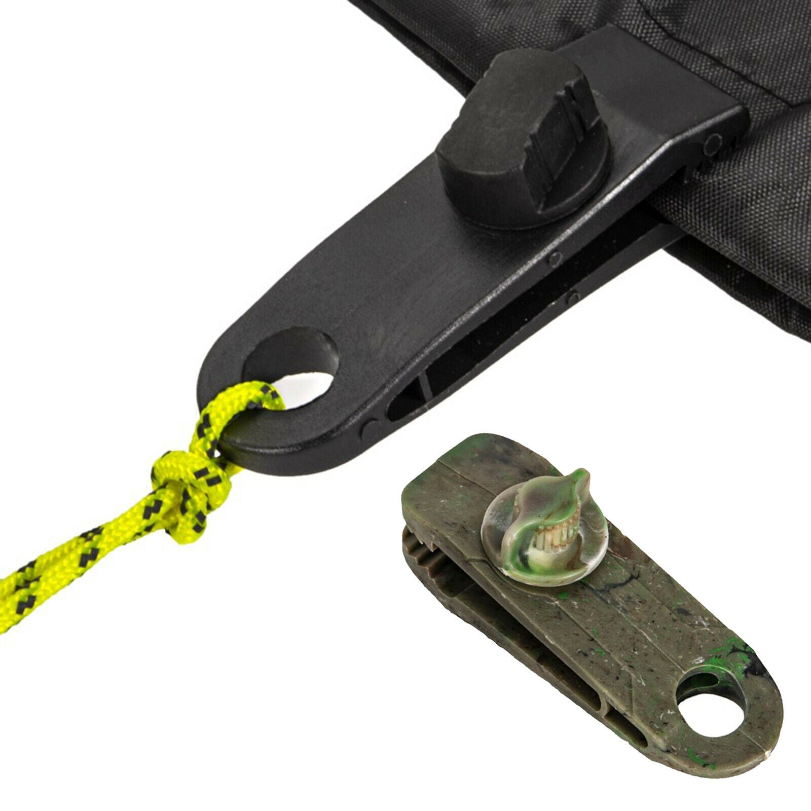 Tent Tarp Clip Awning Ball Bungee Lock Grip Fasteners Holder Windproof