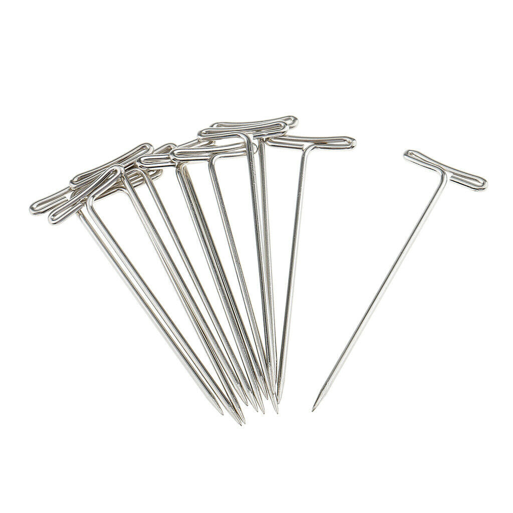 12Pcs Weaving Needle for Making Lace Wig Hair Accessories Tools T-Shape