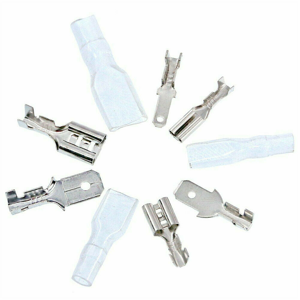 315PCS 2.8mm/4.8mm/6.3mm Female Male Spade Connectors Wire Crimp Splice Terminal