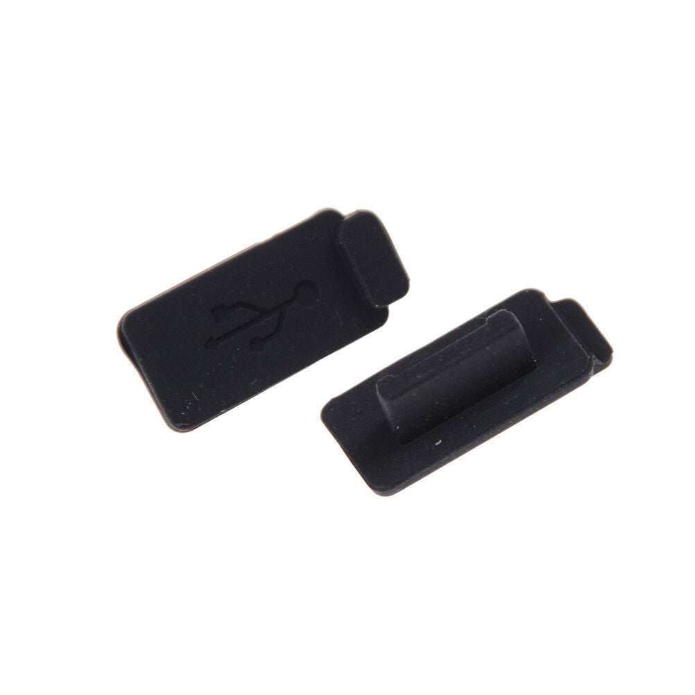 10pcs Black PC Laptop USB Plug Cover Stopper Rubber Soft Silicon Dust Cap BDDD