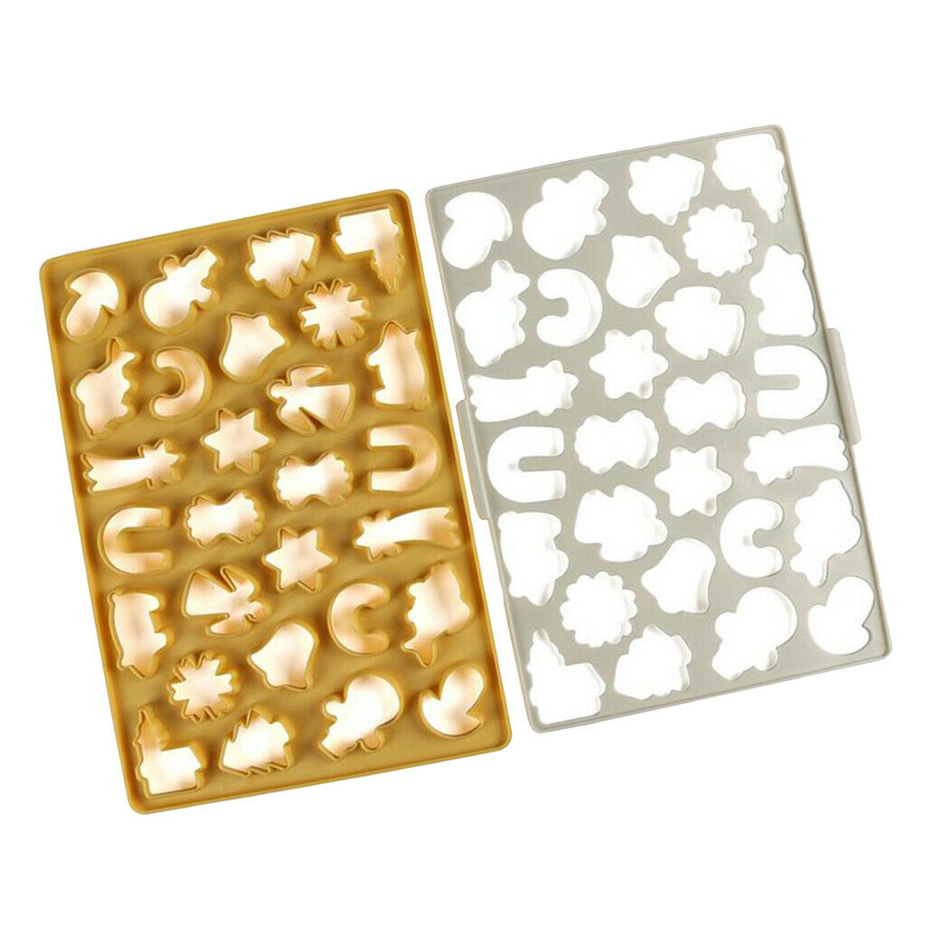 Christmas DIY Plastic Cookies Mold Xmas Cake Decor Chocolate Biscuit Mould