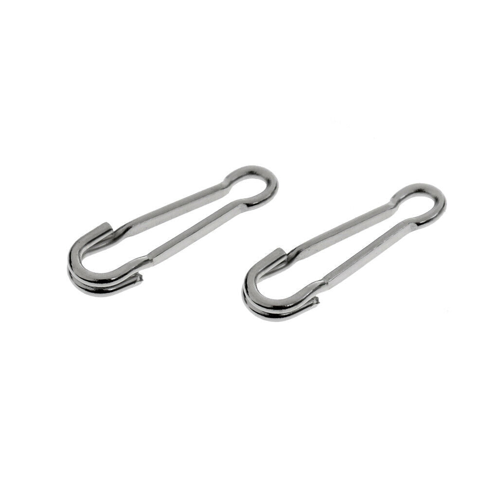 50pcs Fishing Quick Change Hawaiian Snaps Swivels Baits Lures Clip Links 3#