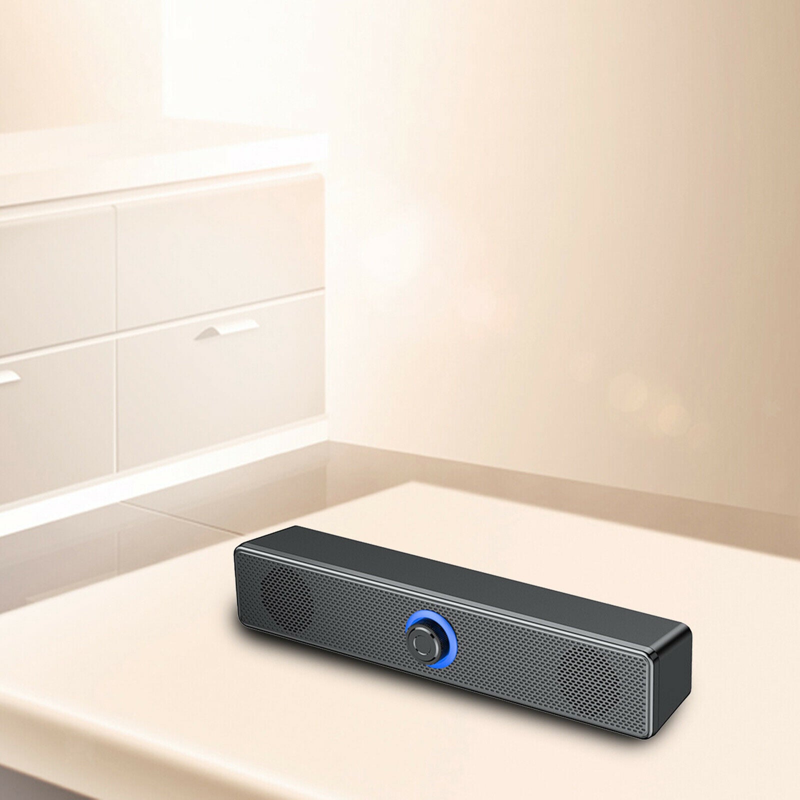 Sound Bar Wired Bluetooth Speaker Waterproof Volume Control for PC Tablets