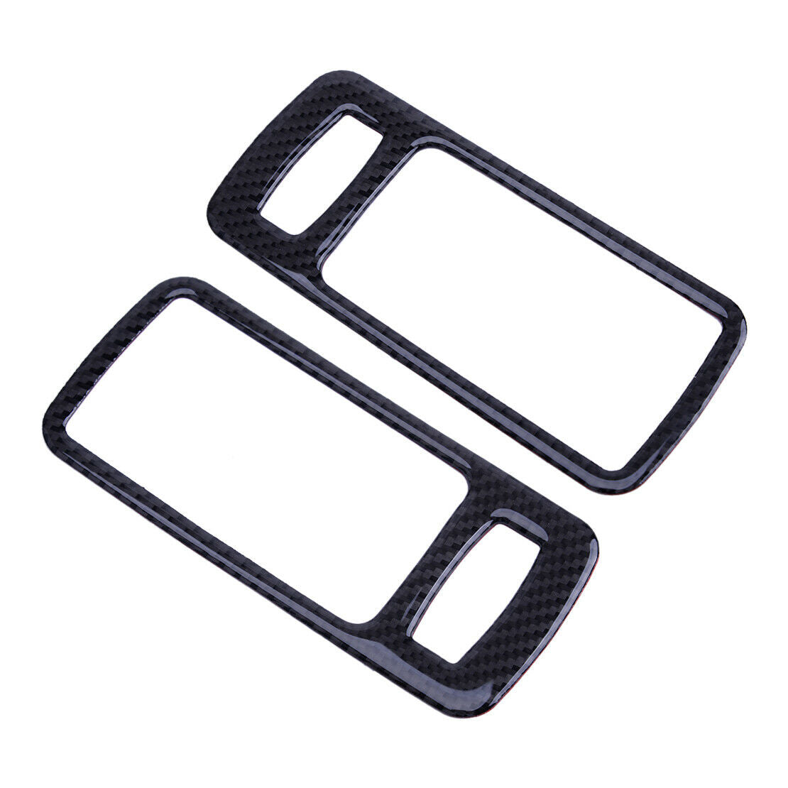 2pcs Car Carbon Fiber Interior Door Handle Bowl Cover fit for Ford Mustang 09-13