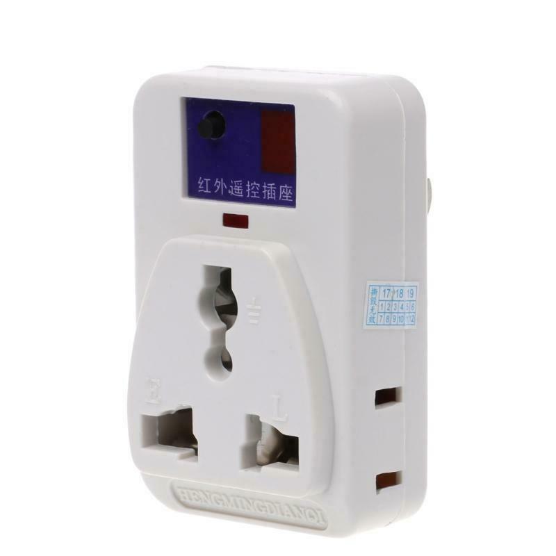 1PC Energy Saving IR Infra-Red Wireless Remote Control Outlet Switch Socket