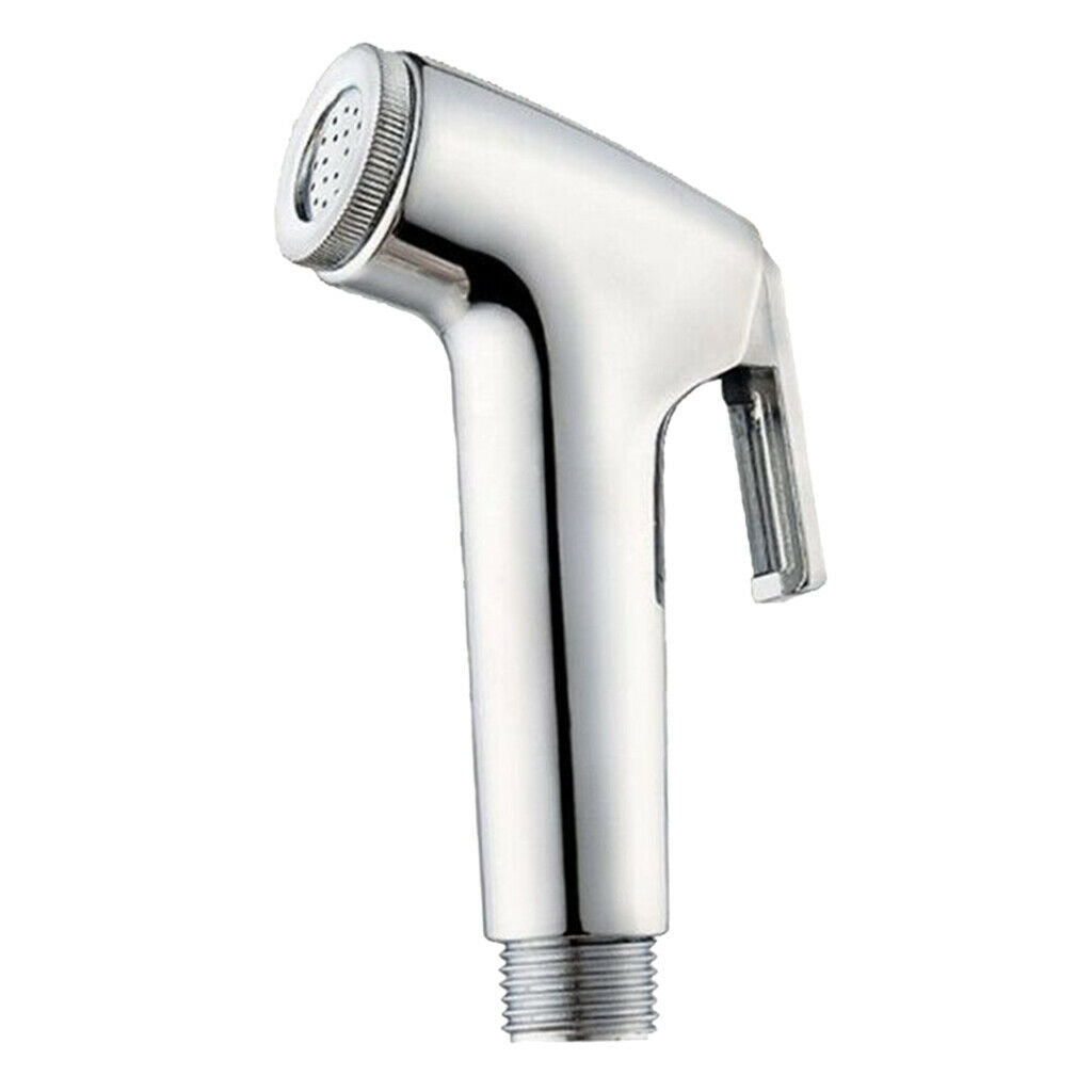Bathroom Bidet Sprayer Head Electro-plating Plastic Washroom Bathing Kit