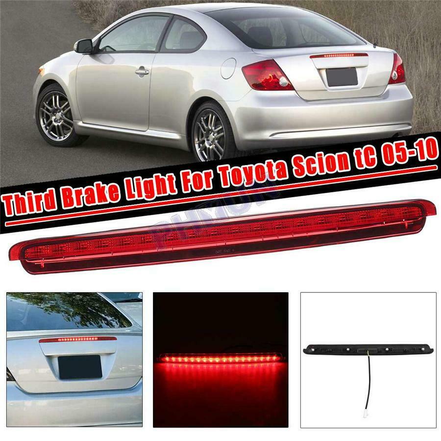 For 2005-2010 Scion TC LED 3rd Brake Light Trunk Brake Stop Lamp Red Lens