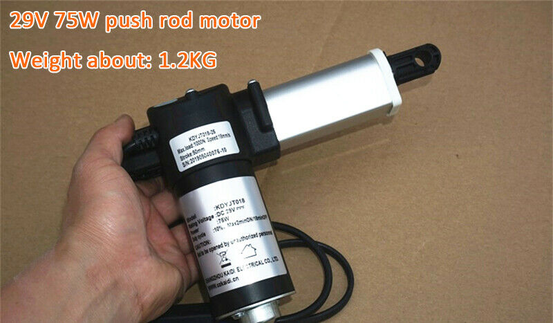 29V 75W Stroke 50mm Electric Push rod motors 1000N12V24V electric cylinder