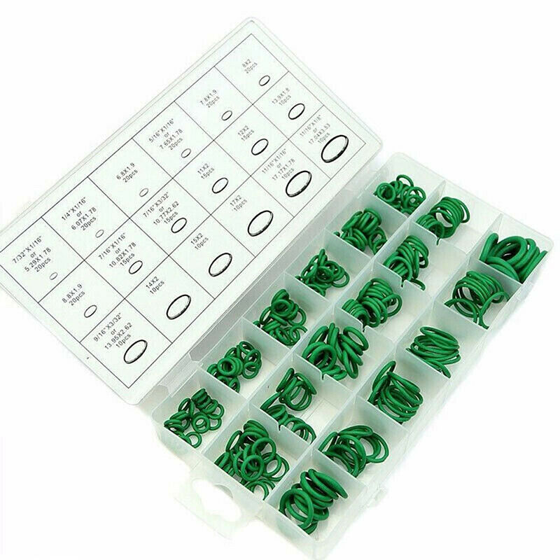 Rubber 270pcs Set Car Air Conditioning Refrigerant A/C Trim Repair O-Ring_DD