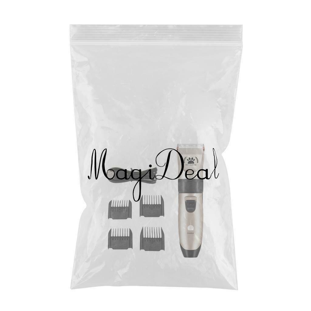 2x Low Noise Dog Shaver Clippers Pet Hair Trimmer Ultra Silent Grooming Kit