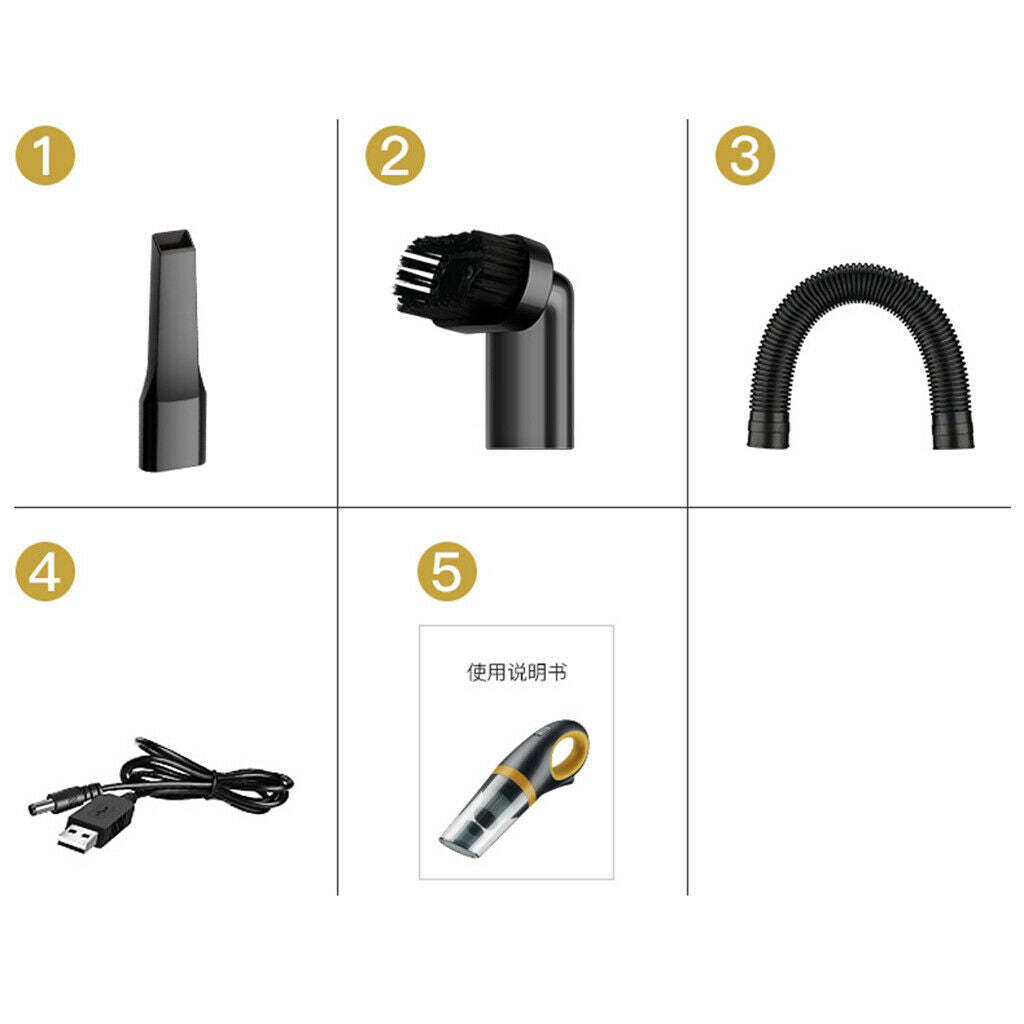 Handheld Cordless Vacuum Cleaner Mini Car Duster Home Cleaning High Power