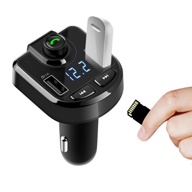 12V/24V Car Trucks Bluetooth Receiver MP3 Player Cigarette Lighter USB Charger
