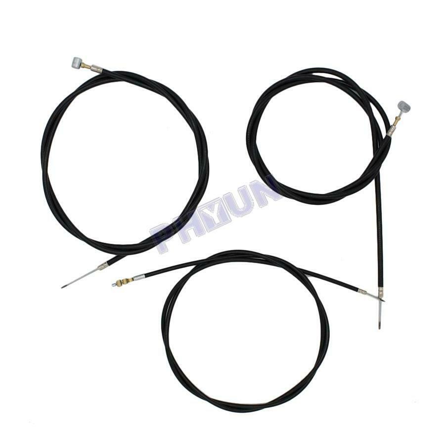 Motorcycle Clutch/Brake Cable Throttle Cable Kit Universal Durable Steel Wire