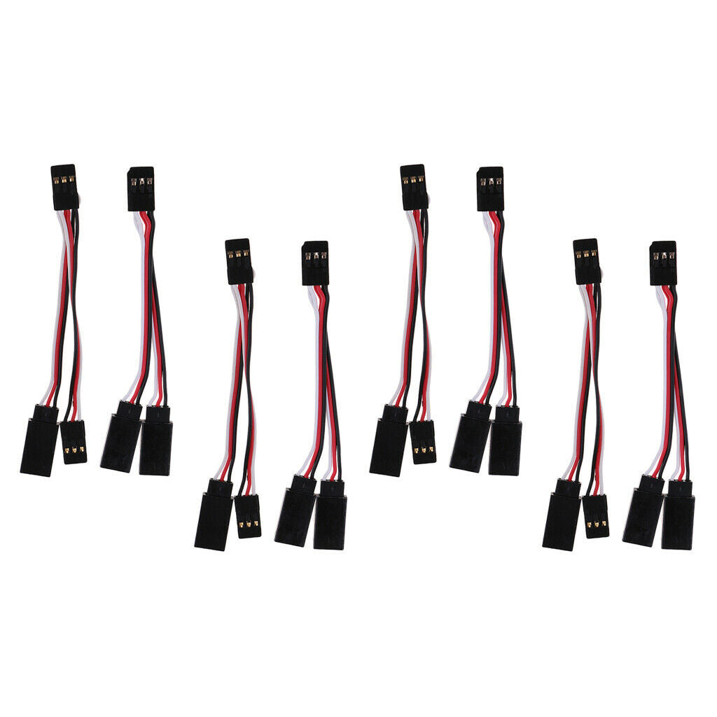 8x Y-Harness 3Pins Wire Harness Cable Connector Wire Adapter for RC Car ESC