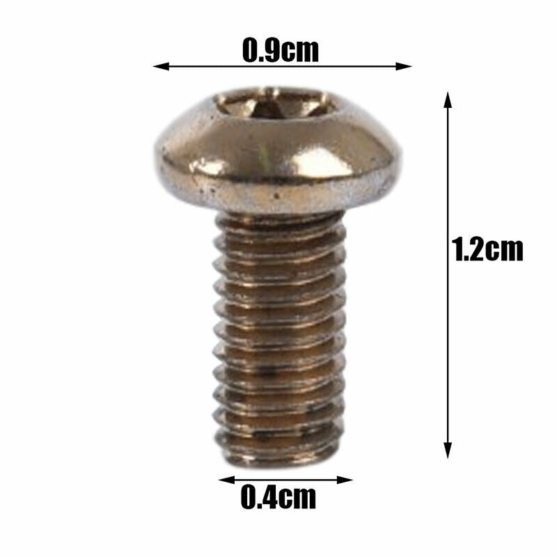 12PCS/set  M5x10mm Disk Brake Rotor Bolts Titanium Bike Brakes Disc Rotor.l8