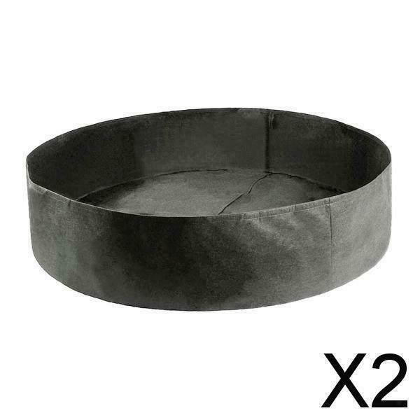 2X Garden Planting Flower Grow Bag Raised Bed Fruit Box Container New 127x30cm