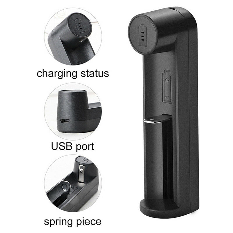USB Port Universal 18650 Battery Charger Li-ion Charged Stat.l8