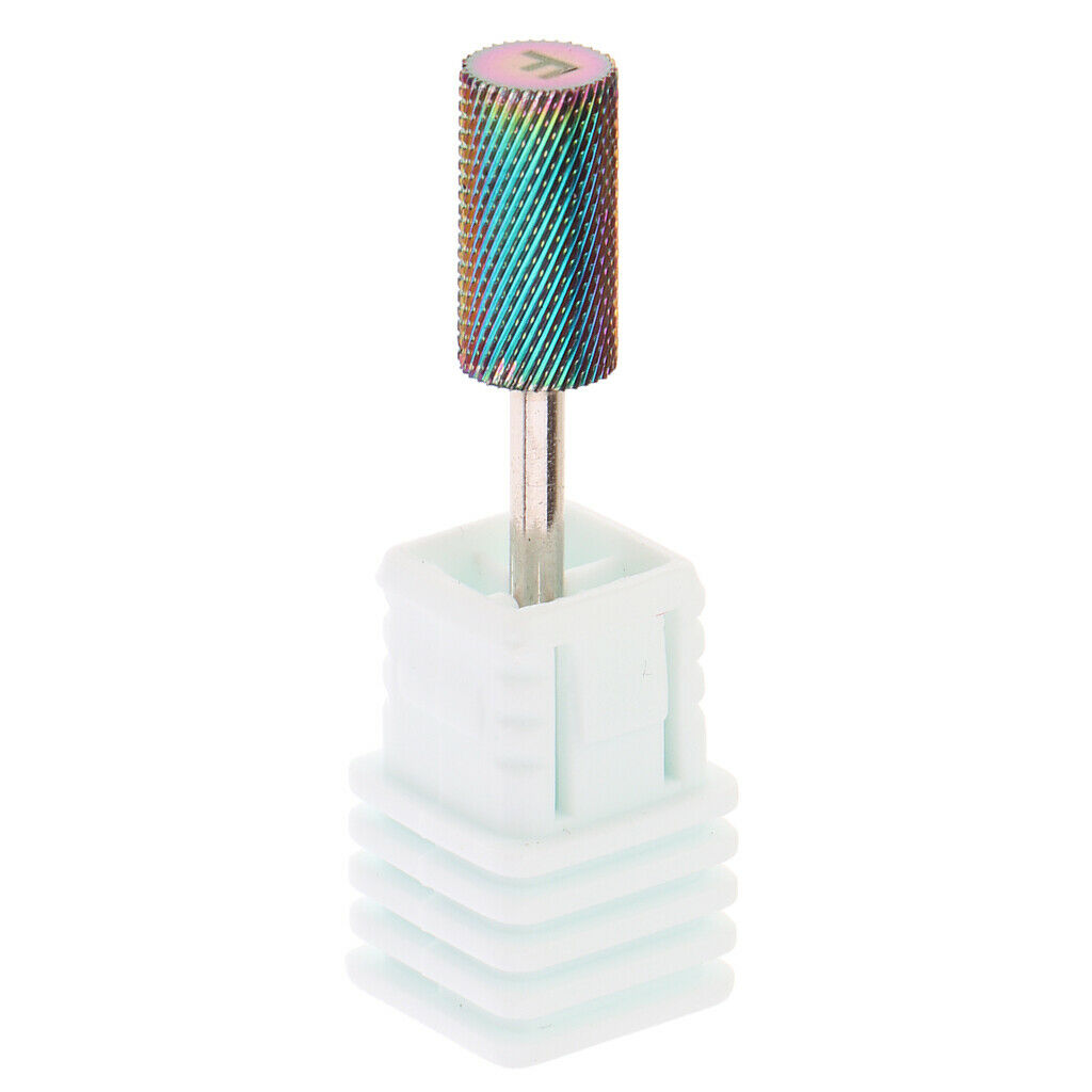 6 Sizes Nail Drill Bit Diamond Cuticle Clean Electric Files Buffing Tool XXC