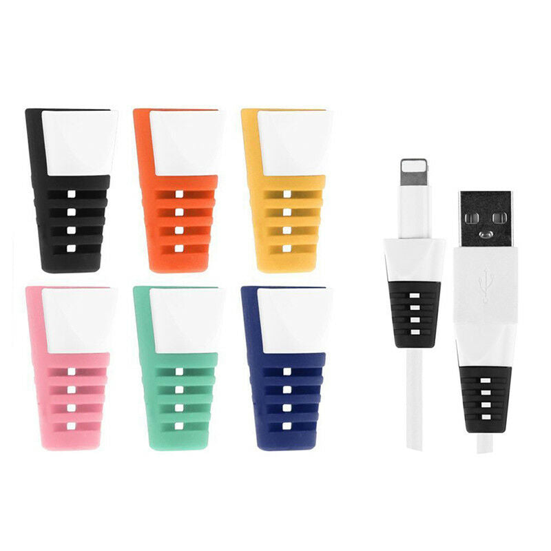 10pcs Charger Cable Saver Cover USB Charging Cord Protector for iPhoneSEX Td XC
