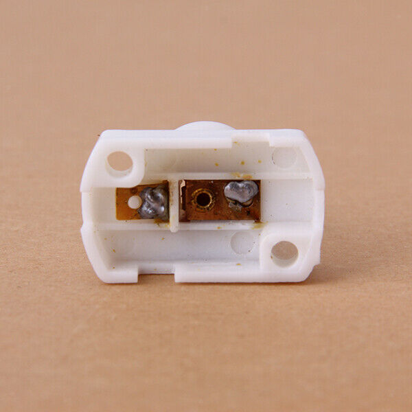 2x E12 Socket Plastic Light Lamp Holder AC220V for E12 screw type bulb