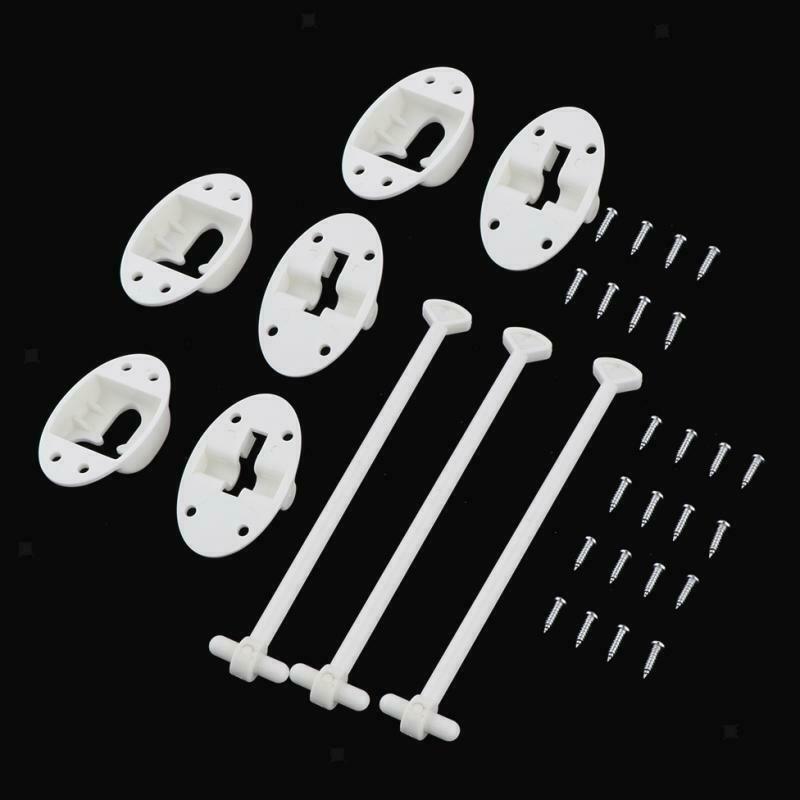 3x T Style Entry Door Catch Latch Holder for Camper Cargo Trailer Motor Home