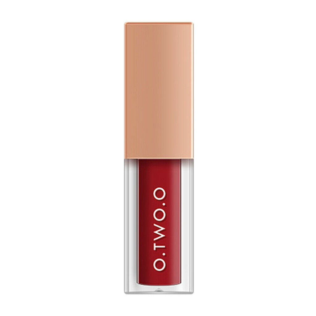 Smooth Makeup Liquid Lipstick Velvet Light Long Lasting Lip Gloss Rose Red