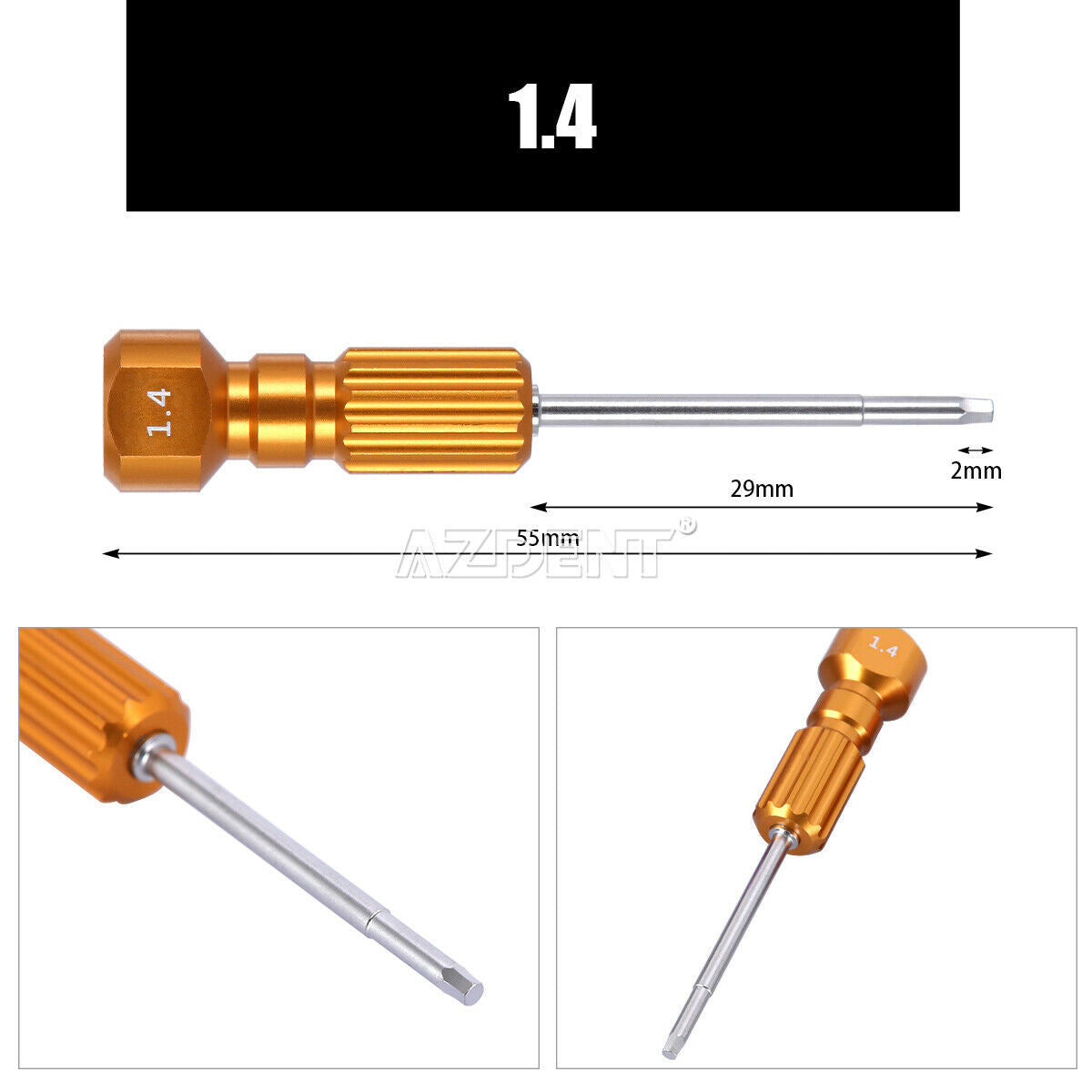 6Pcs/Kit Dental Laboratory Screw Driver Kit Tools Set