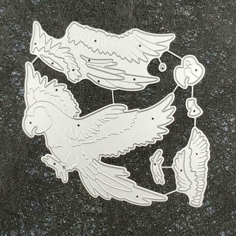 Parrot Metal Cutting Dies Stencil DIY Scrapbook Album Paper Card Template Mold