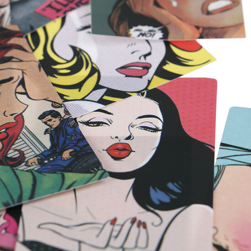 14Pcs/pack Retro beauty stickers scrapbook DIY diary albums notebook deco.l8