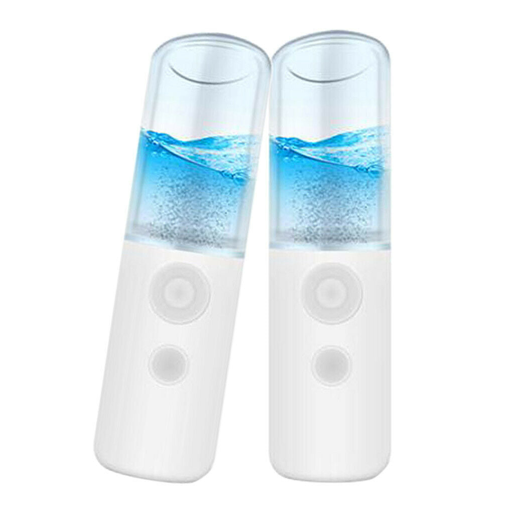 2x Handy Mini Nano Spray Atomization Face Hydration Facial Moisturizing Mist