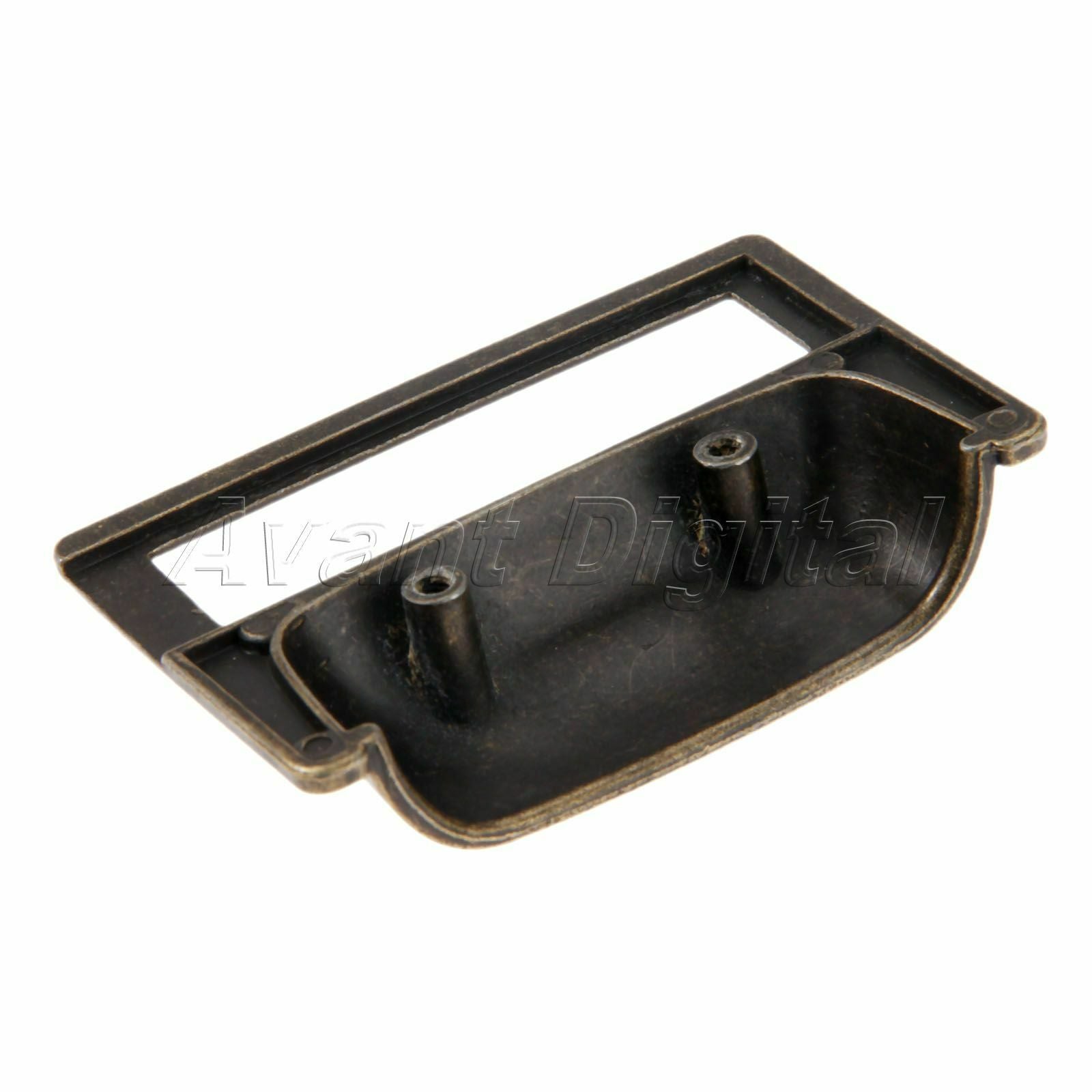 81*51mm Office Library Cabinet Drawer File Tag Frame Label Holder Pull Handle