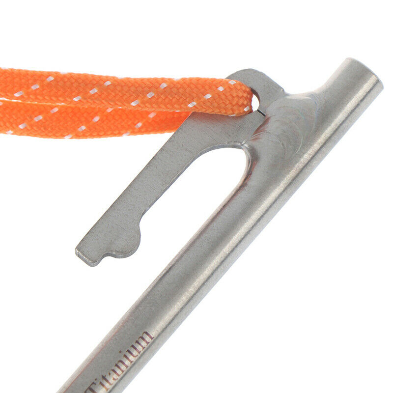 Outdoor Tent Peg 20cm High Strength Titanium Tent Nail Stake Tent AccessoriY SJ