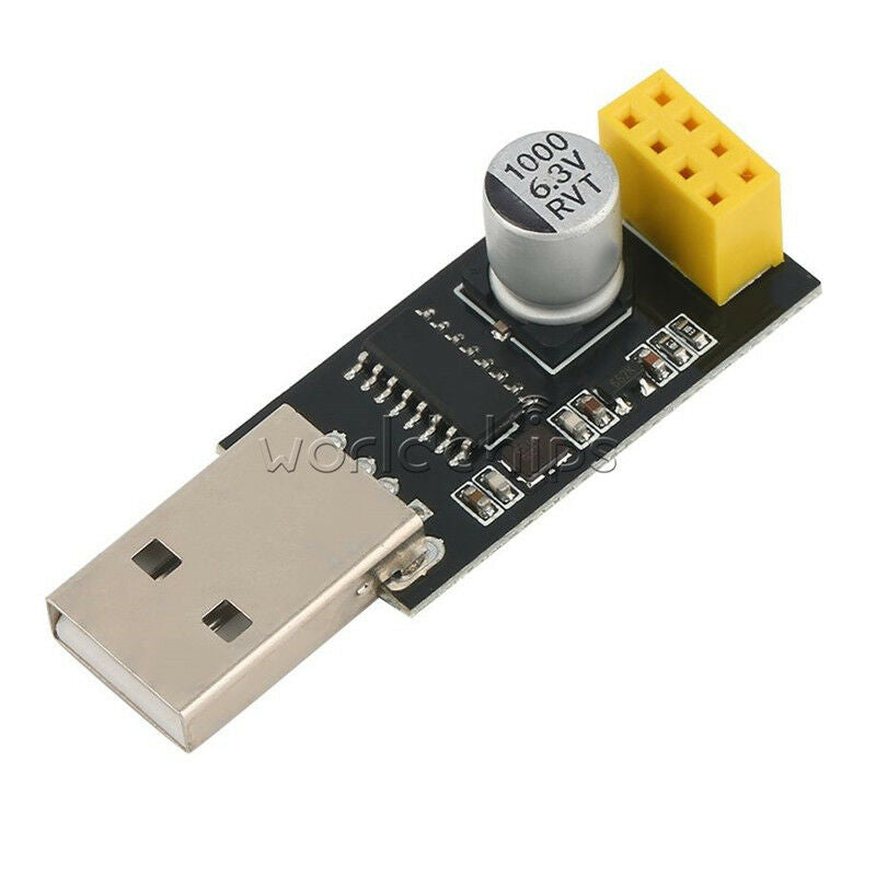 USB to ESP8266 ESP-01 Serial TTL Wifi Module CH340G Developent Board Adapter