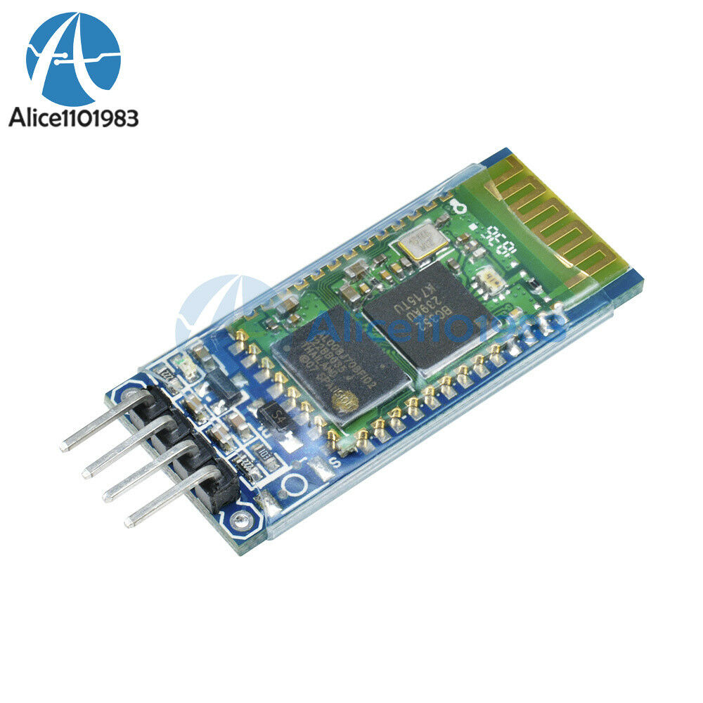 10PCS Wireless Serial 4Pin Bluetooth RF Transceiver Module HC-06 RS232 backplane