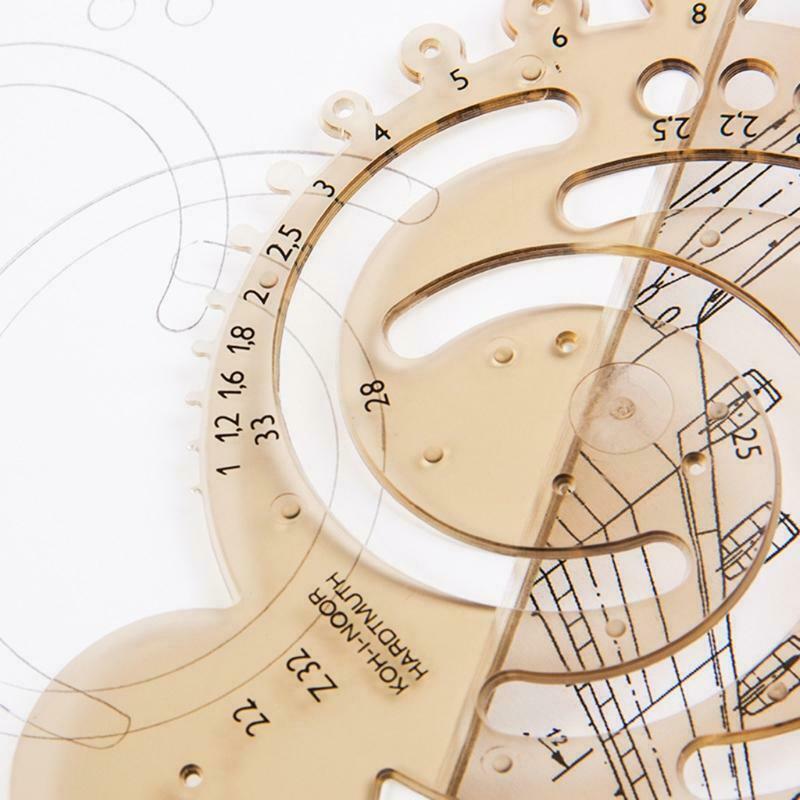 Multifunctional Template Ruler Shaped Hollow Geometric Function Drawing Rulers