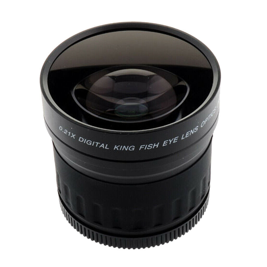 58mm Wide Angle Fisheye Lens 0.21x for Canon Rebel T6i T6 T6S T5i T5 T4i T3i