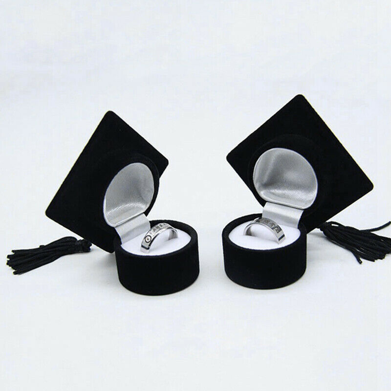 Ring Earring Jewelry Storage Wedding Earring Necklace Box Graduation gi.l8