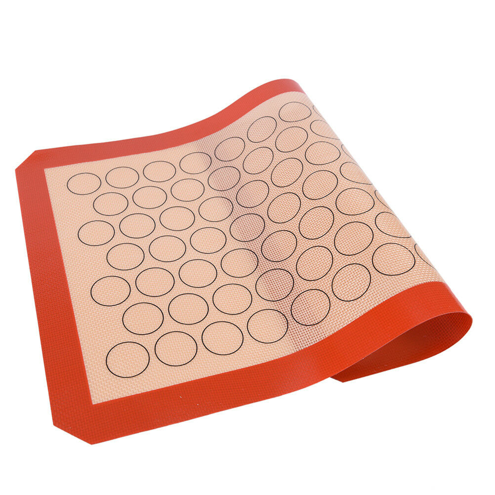 Home Non Stick Silicone Mat Baking Oven Pastry Macaron Cake Sheet Kitchen  JBDD