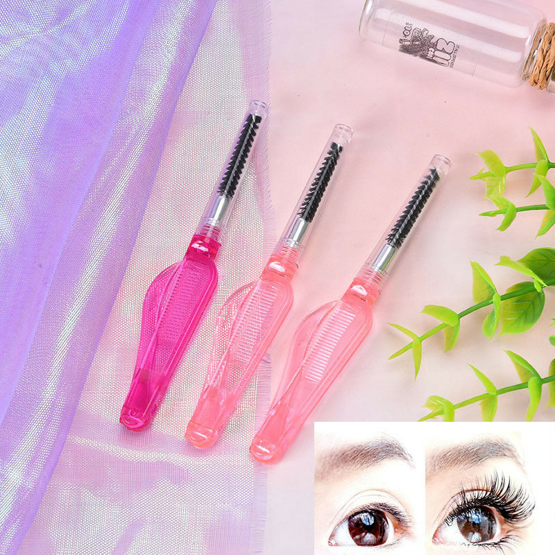 1X eyelash extension comb brush lash eyebrow cosmetic makeup supply to.l8